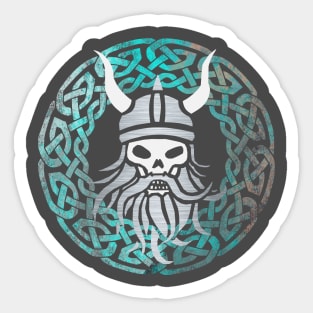 Viking Skull Sticker